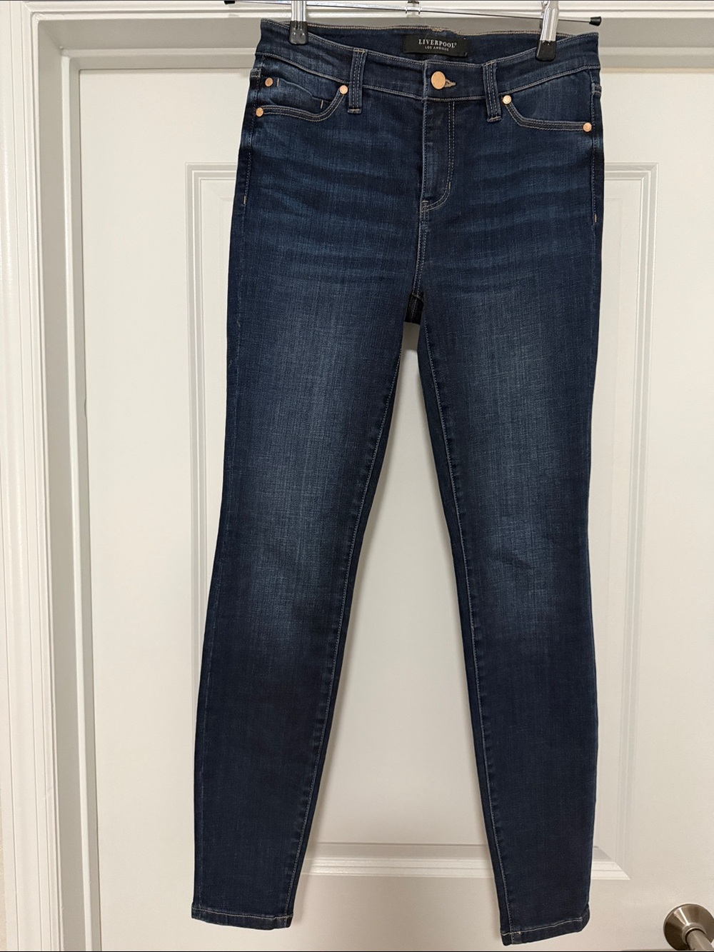 Liverpool Los Angeles Eco Logical Jeans Women’s 4/27 Dark Wash Slim/Straight